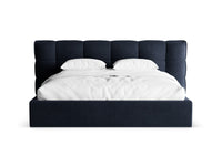 Sengeramme Eric med sengegavl og oppbevaring – 230 × 225 cm