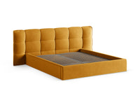 Sengeramme Eric med sengegavl og oppbevaring – 230 × 225 cm