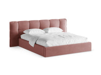 Sengeramme Eric med sengegavl og oppbevaring – 230 × 225 cm