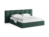 Sengeramme Eric med sengegavl og oppbevaring – 230 × 225 cm