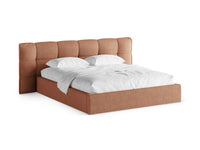 Sengeramme Eric med sengegavl og oppbevaring – 230 × 225 cm