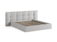 Sengeramme Eric med sengegavl og oppbevaring – 230 × 225 cm