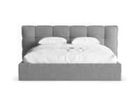 Sengeramme Eric med sengegavl og oppbevaring – 230 × 225 cm