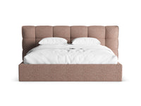 Sengeramme Eric med sengegavl og oppbevaring – 230 × 225 cm