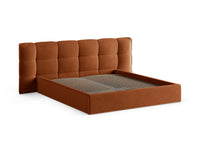 Sengeramme Eric med sengegavl og oppbevaring – 230 × 225 cm