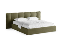 Sengeramme Eric med sengegavl og oppbevaring – 230 × 225 cm