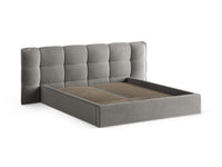 Sengeramme Eric med sengegavl og oppbevaring – 230 × 225 cm