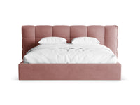 Sengeramme Eric med sengegavl og oppbevaring – 230 × 225 cm