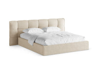 Sengeramme Eric med sengegavl og oppbevaring – 230 × 225 cm