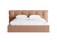Sengeramme Eric med sengegavl og oppbevaring – 230 × 225 cm