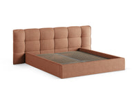 Sengeramme Eric med sengegavl og oppbevaring – 230 × 225 cm