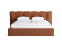 Sengeramme Eric med sengegavl og oppbevaring – 230 × 225 cm