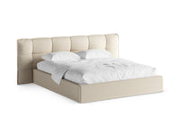 Sengeramme Eric med sengegavl og oppbevaring – 230 × 225 cm