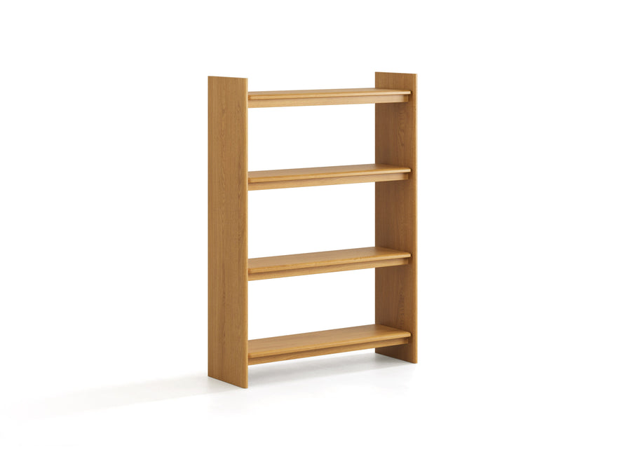 Bokhylle Charlotte – tre / naturlig eik / naturlig tre / 40x170x120