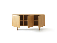 Kommode Charlotte – tre / naturlig eik / 45x76x160