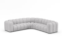 Hjørnesofa Lupine – modulsofa, symmetrisk – 280 × 280 cm