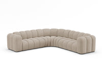 Hjørnesofa Lupine – modulsofa, symmetrisk – 280 × 280 cm