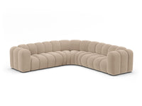 Hjørnesofa Lupine – modulsofa, symmetrisk – 280 × 280 cm