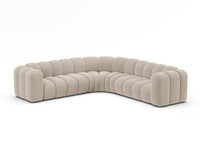 Hjørnesofa Lupine – modulsofa, symmetrisk – 280 × 280 cm