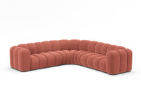 Hjørnesofa Lupine – modulsofa, symmetrisk – 280 × 280 cm