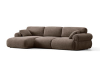 Hjørnesofa venstre Ophelia – fløyel / 297 × 164 cm