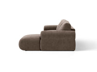 Hjørnesofa venstre Ophelia – fløyel / 297 × 164 cm