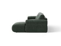 Hjørnesofa venstre Ophelia – fløyel / 297 × 164 cm