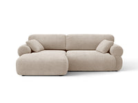 Hjørnesofa Ophelia – fløyel venstre / 236 × 164 cm