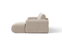 Hjørnesofa Ophelia – fløyel venstre / 236 × 164 cm