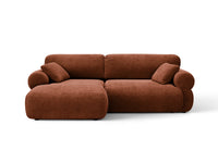 Hjørnesofa Ophelia – fløyel venstre / 236 × 164 cm
