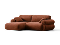 Hjørnesofa Ophelia – fløyel venstre / 236 × 164 cm
