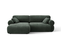 Hjørnesofa Ophelia – fløyel venstre / 236 × 164 cm