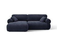 Hjørnesofa Ophelia – fløyel venstre / 236 × 164 cm