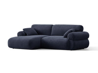 Hjørnesofa Ophelia – fløyel venstre / 236 × 164 cm