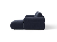 Hjørnesofa Ophelia – fløyel venstre / 236 × 164 cm