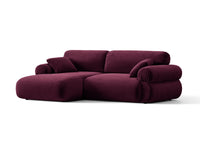 Hjørnesofa Ophelia – fløyel venstre / 236 × 164 cm