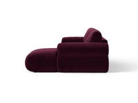 Hjørnesofa Ophelia – fløyel venstre / 236 × 164 cm