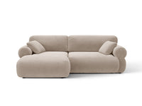 Hjørnesofa Ophelia – fløyel venstre / 236 × 164 cm