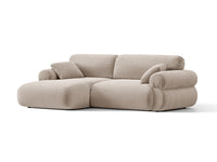Hjørnesofa Ophelia – fløyel venstre / 236 × 164 cm