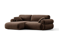 Hjørnesofa Ophelia – fløyel venstre / 236 × 164 cm