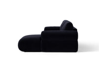 Hjørnesofa Ophelia – fløyel venstre / 236 × 164 cm