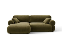 Hjørnesofa Ophelia – fløyel venstre / 236 × 164 cm