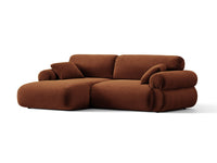 Hjørnesofa Ophelia – fløyel venstre / 236 × 164 cm