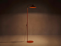 Gulvlampe Nocte – vinrød