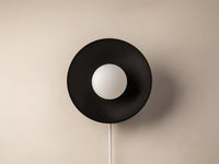 Vegglampe Mist – metall / hvit