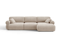 Hjørnesofa venstre Ophelia – fløyel / 297 × 164 cm