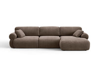 Hjørnesofa venstre Ophelia – fløyel / 297 × 164 cm