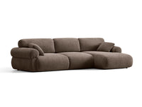 Hjørnesofa venstre Ophelia – fløyel / 297 × 164 cm