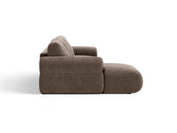 Hjørnesofa venstre Ophelia – fløyel / 297 × 164 cm