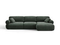 Hjørnesofa venstre Ophelia – fløyel / 297 × 164 cm